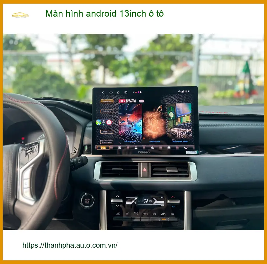 Chú Minh Lắp Màn Hình Android 13inch Ô Tô Hyundai Santa Fe Quận Tân Phú ảnh thực tế 2