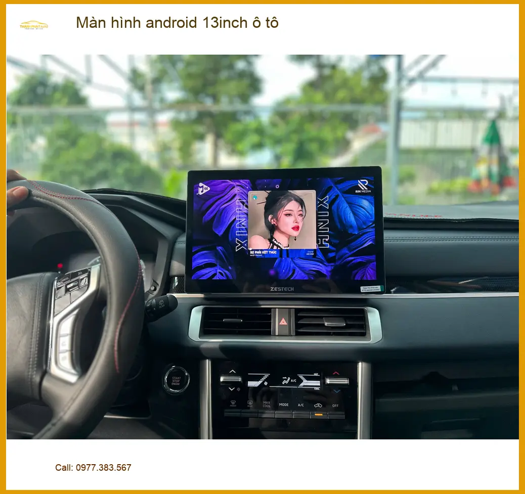 Chú Minh Lắp Màn Hình Android 13inch Ô Tô Hyundai Santa Fe Quận Tân Phú ảnh thực tế 5