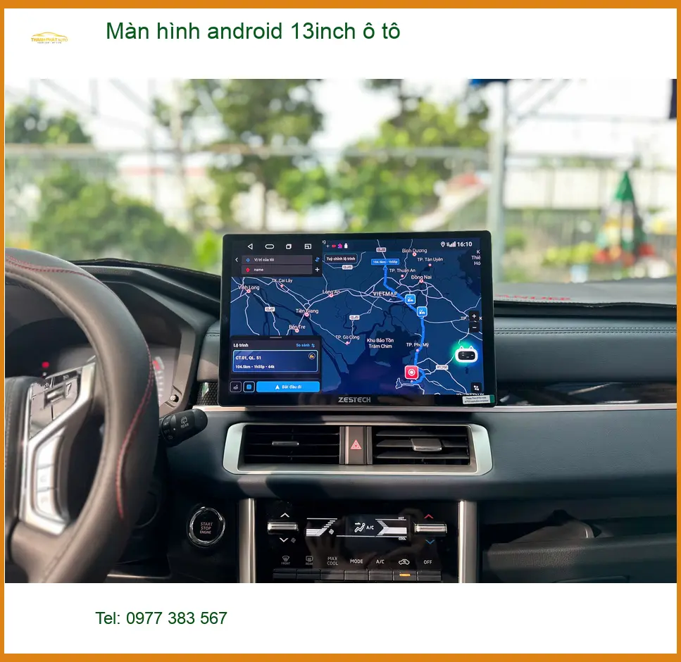 Chị Hương nâng cấp màn hình Android 13 inch cho xe Kia K3 tại Quận 11