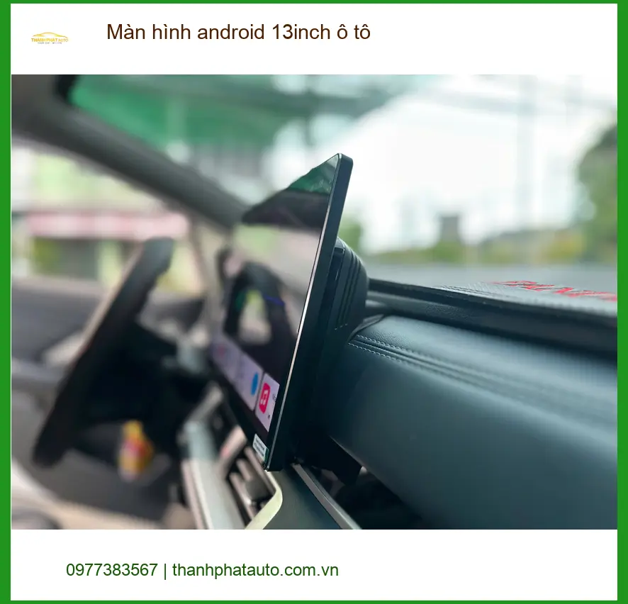 Chị Hương nâng cấp màn hình Android 13 inch cho xe Kia K3 tại Quận 11 ảnh thực tế 3