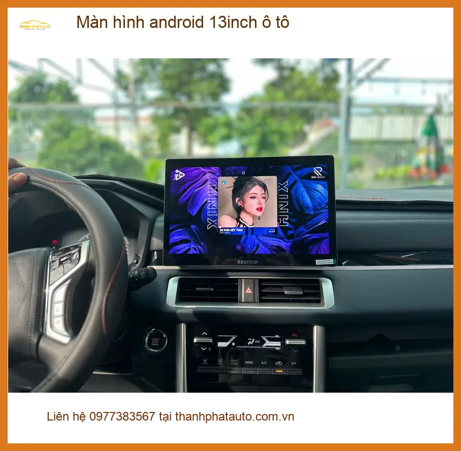Chú Thanh lắp màn hình Android 13inch ô tô Kia Sorento tại Hóc Môn vì màn zin quá nhỏ ảnh thực tế 3