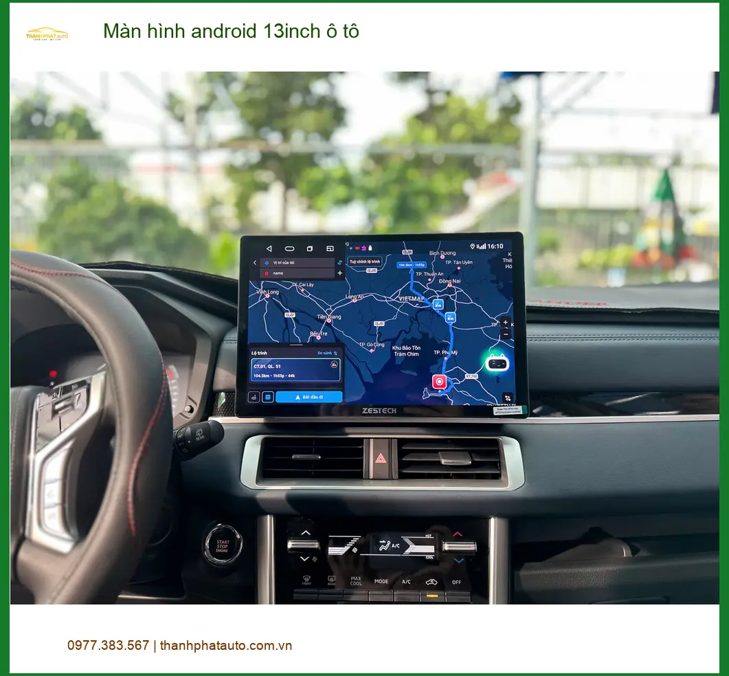 Chú Thanh lắp màn hình Android 13inch ô tô Kia Sorento tại Hóc Môn vì màn zin quá nhỏ ảnh thực tế 4