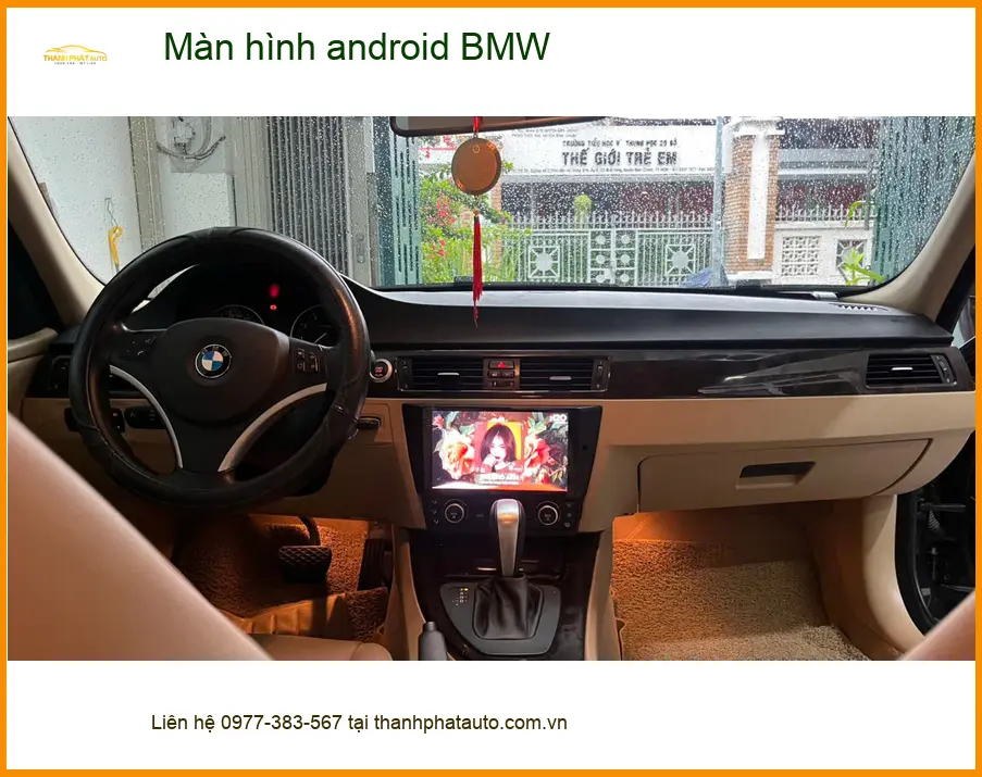 Anh Khang lắp màn hình Android BMW tại Quận Thủ Đức, muốn trải nghiệm mới