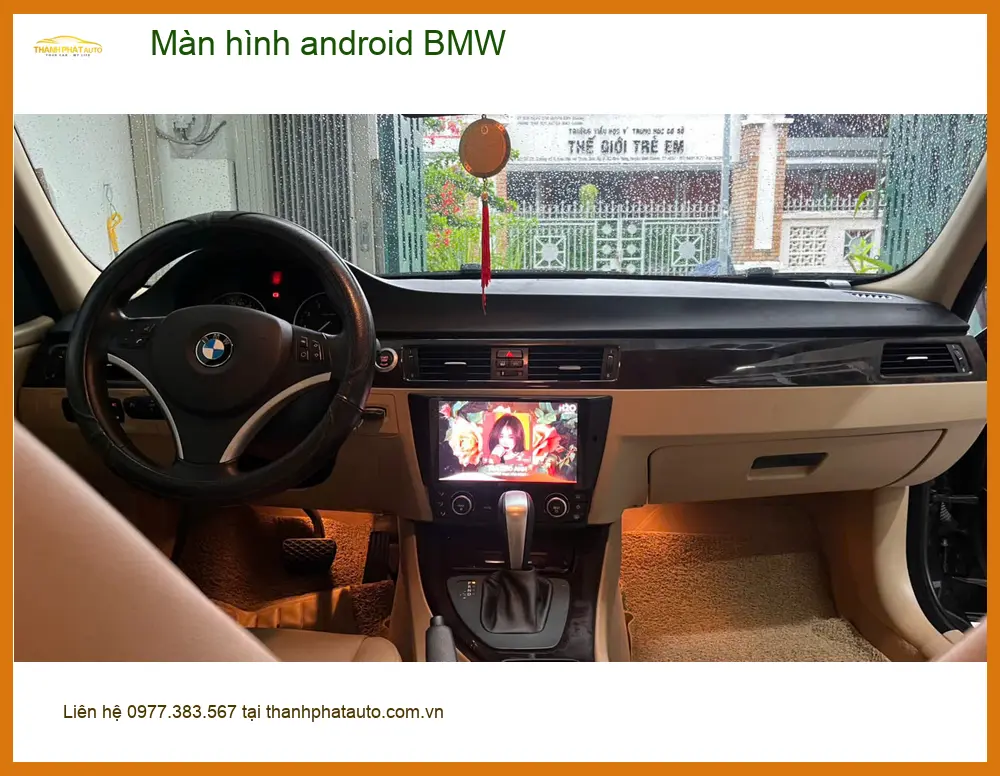 Anh Quang lắp màn hình android BMW 3 Series tại Quận Gò Vấp ảnh thực tế 2