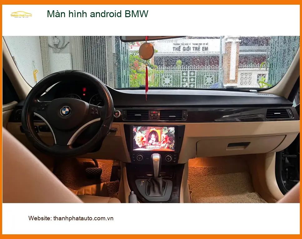 Anh Quang lắp màn hình android BMW 3 Series tại Quận Gò Vấp ảnh thực tế 5