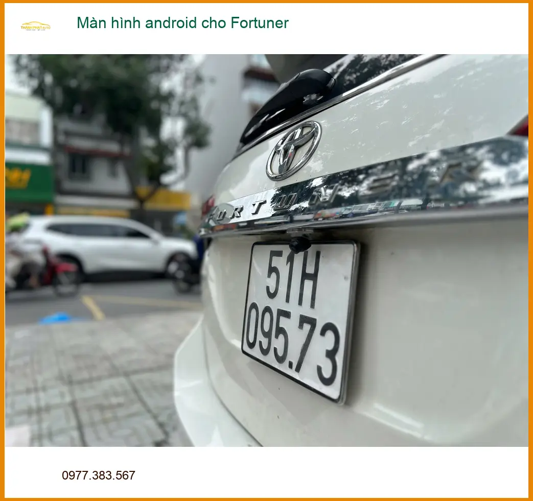 Anh Khải lắp màn hình Android cho Fortuner tại Quận Bình Tân ảnh thực tế 2