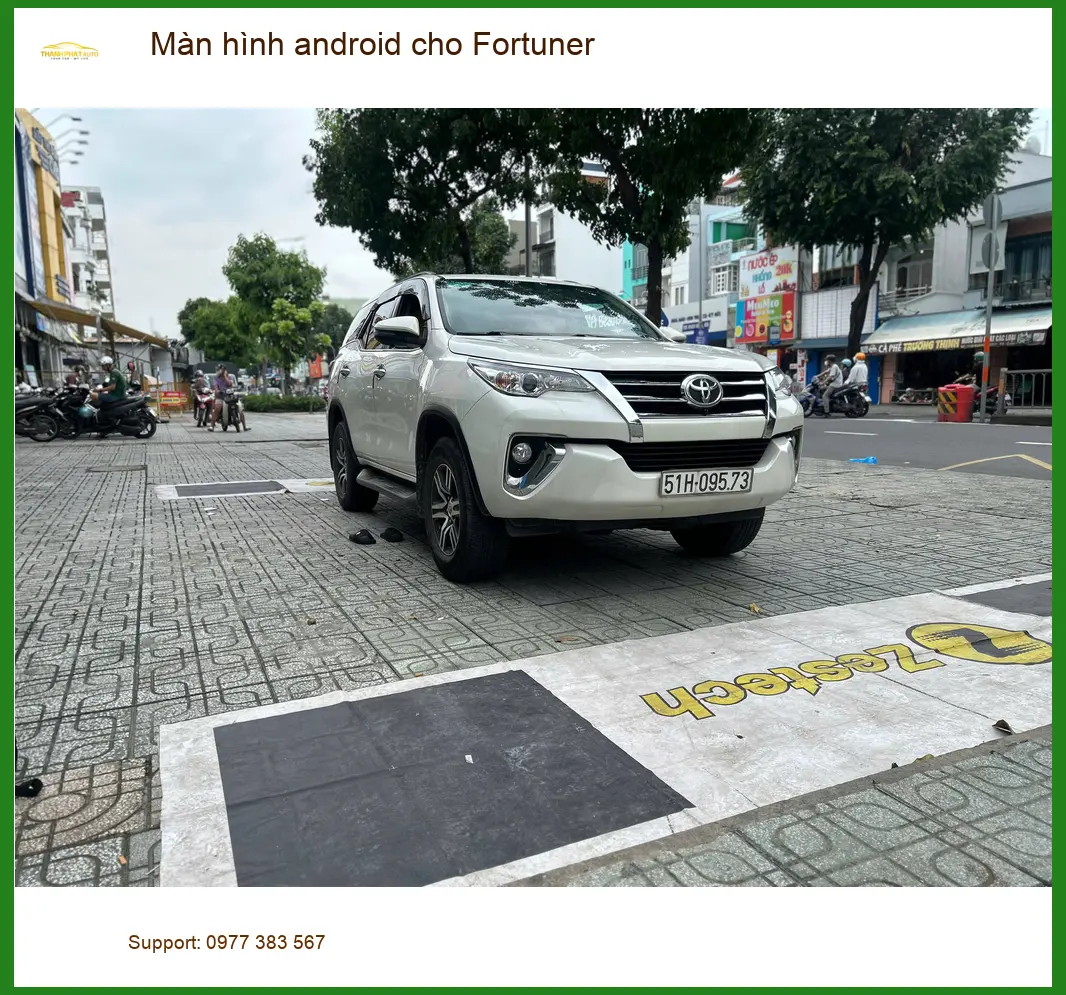 Anh Khải lắp màn hình Android cho Fortuner tại Quận Bình Tân ảnh thực tế 3