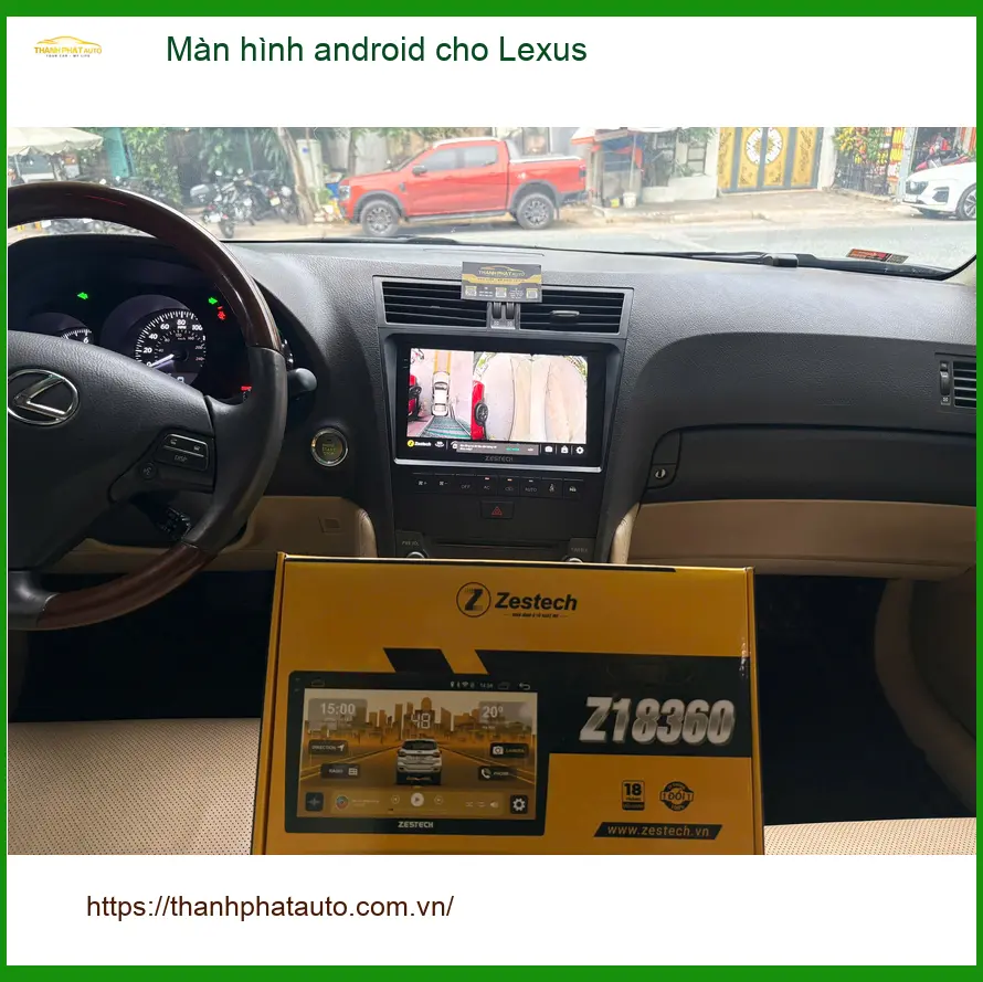 Anh Trọng nâng cấp màn hình android cho Lexus RX350 tại Hóc Môn để có nhiều tính năng hơn