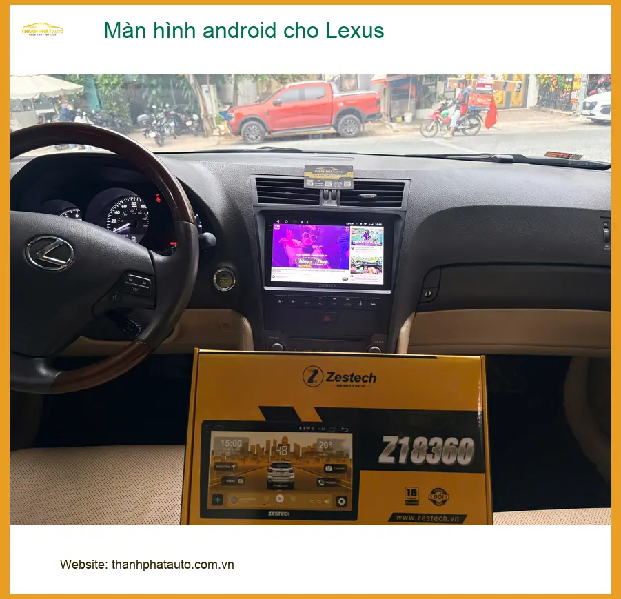 Anh Trọng nâng cấp màn hình android cho Lexus RX350 tại Hóc Môn để có nhiều tính năng hơn ảnh thực tế 3