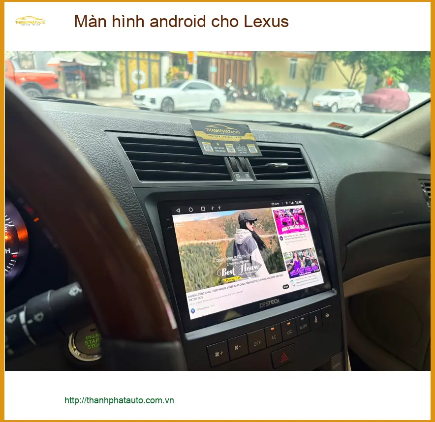 Anh Trọng nâng cấp màn hình android cho Lexus RX350 tại Hóc Môn để có nhiều tính năng hơn ảnh thực tế 4