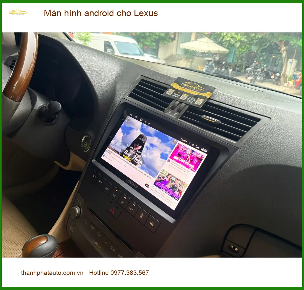 Anh Trọng nâng cấp màn hình android cho Lexus RX350 tại Hóc Môn để có nhiều tính năng hơn ảnh thực tế 5