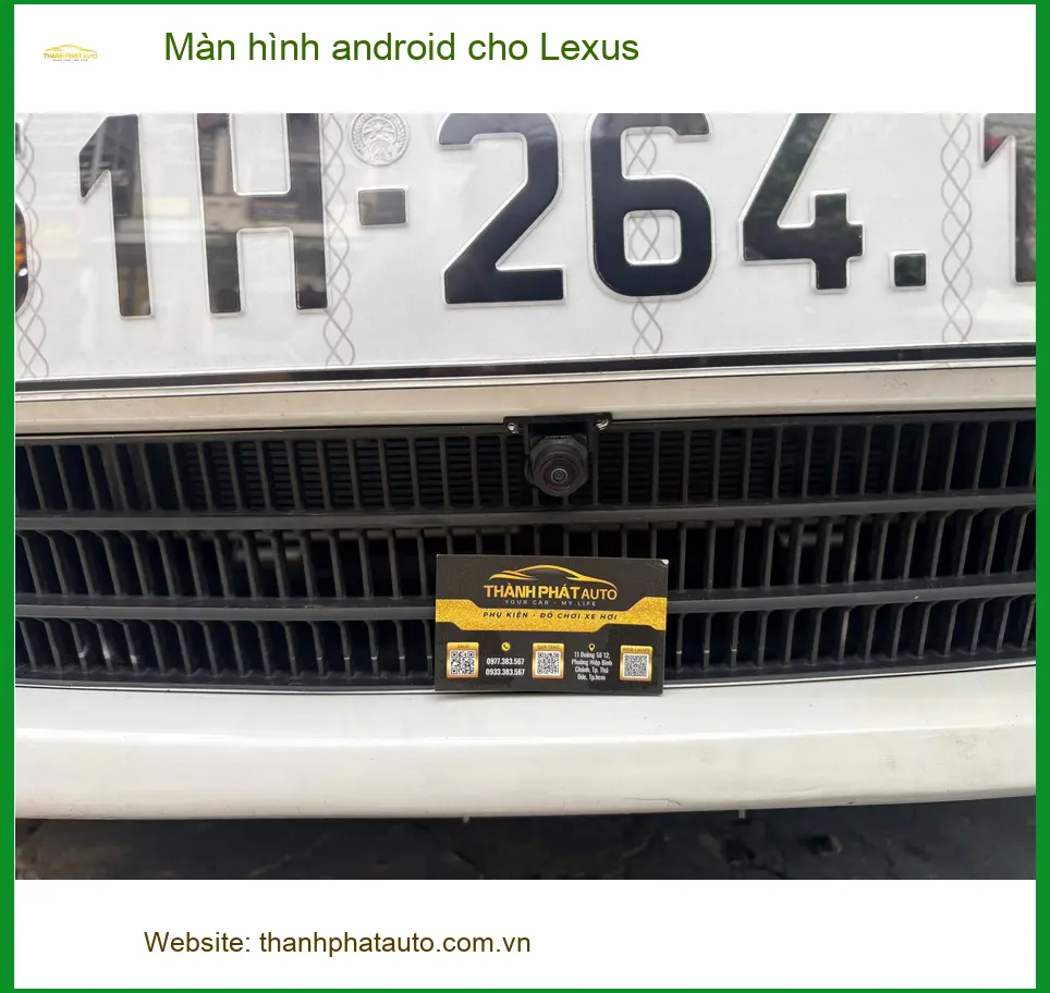 Chị Thảo lắp màn hình Android cho Lexus RX 350 tại Quận 12 vì màn zin đã cũ