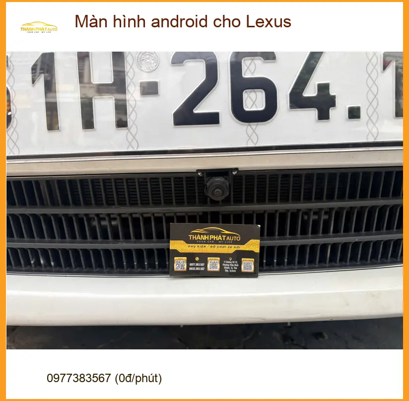 Anh Minh nâng cấp màn hình Android cho Lexus RX 350 tại Quận 2 vì màn zin thiếu tính năng