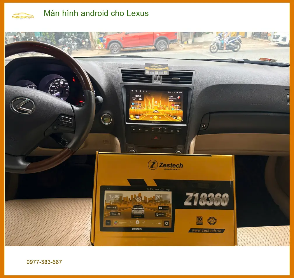 Anh Minh nâng cấp màn hình Android cho Lexus RX 350 tại Quận 2 vì màn zin thiếu tính năng ảnh thực tế 3