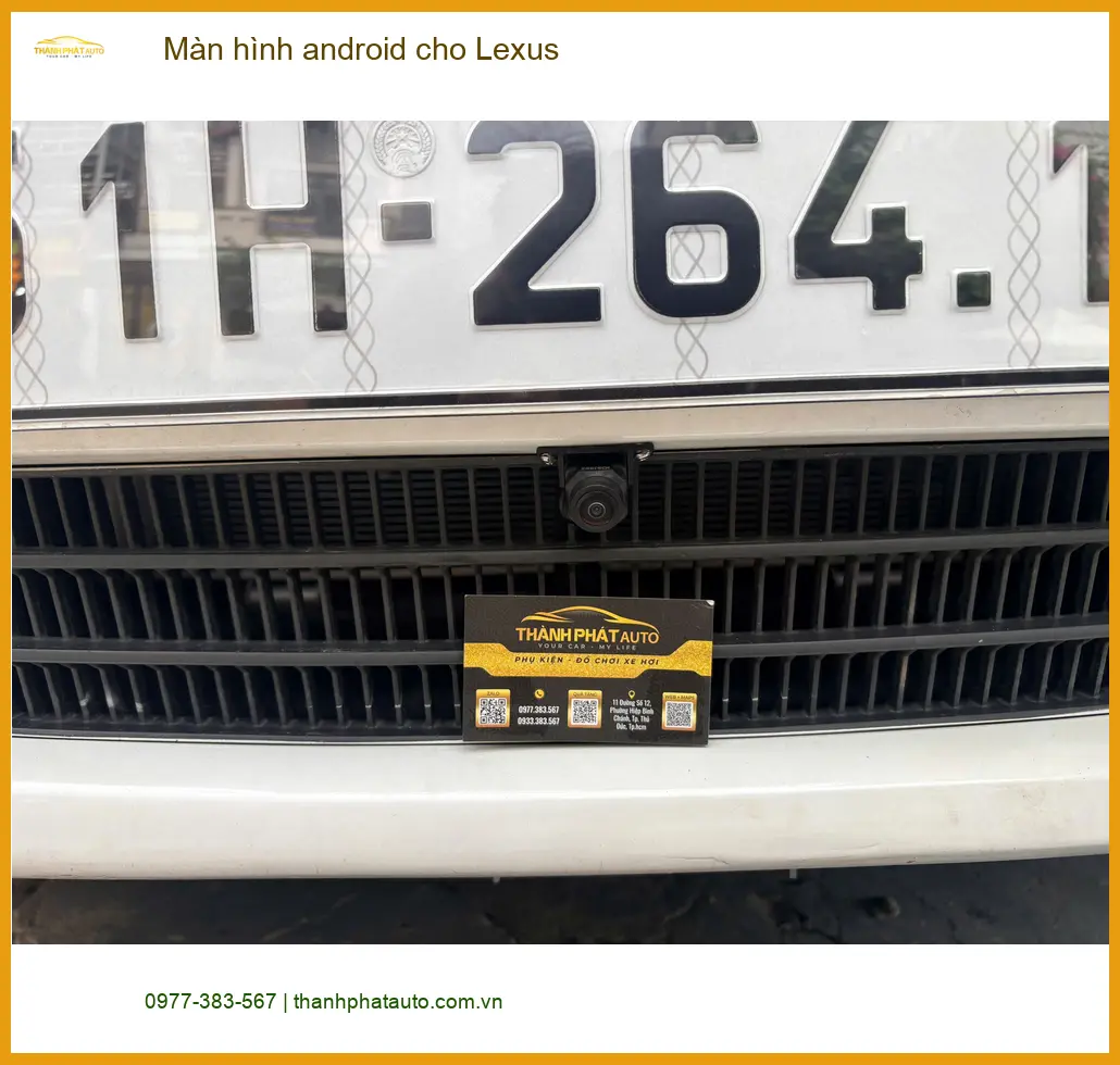 Chú Khang lắp màn hình Android cho Lexus RX 350 tại Quận 6 vì màn zin đã cũ