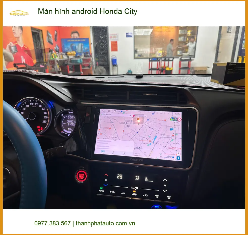 Anh Khang lắp màn hình Android Honda City tại Thủ Đức, cần màn hình thông minh ảnh thực tế 2