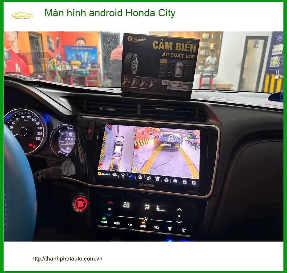 Anh Khang lắp màn hình Android Honda City tại Thủ Đức, cần màn hình thông minh ảnh thực tế 3