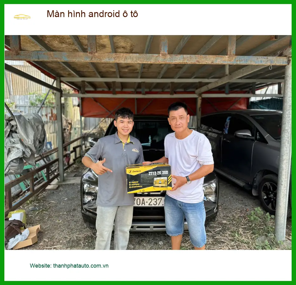 Chị Mai Phương lắp màn hình Android ô tô Hyundai Accent tại Quận Huyện Cần Giờ tiện xem bản đồ