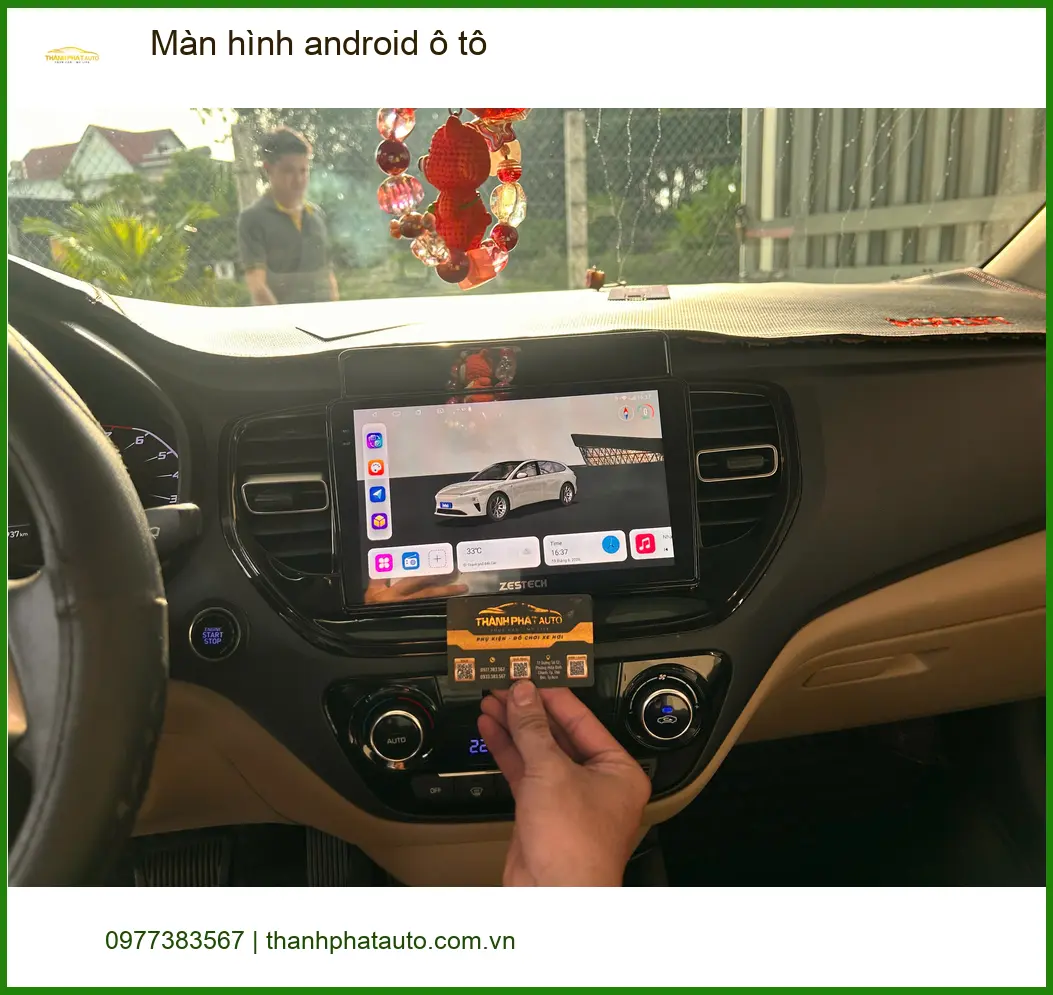 Chị Thanh nâng cấp Màn hình Android ô tô Kia Sorento tại Quận Phú Nhuận ảnh thực tế 2