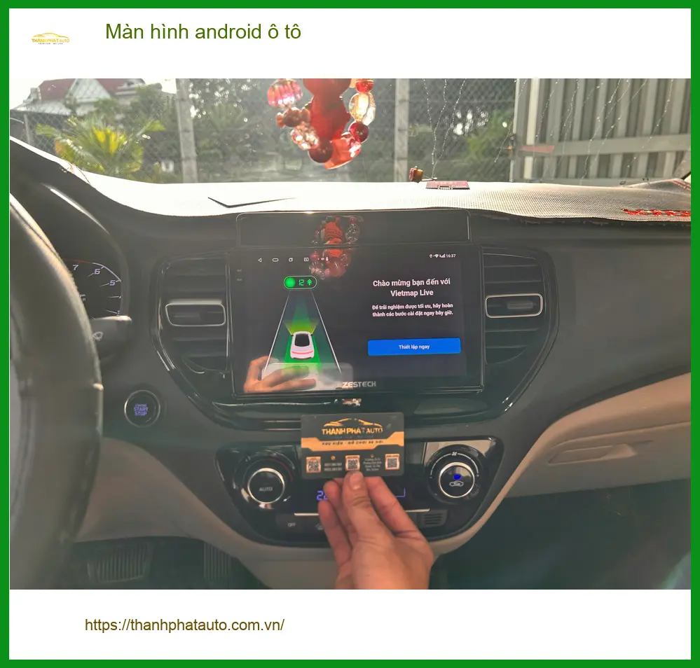 Chị Thanh nâng cấp Màn hình Android ô tô Kia Sorento tại Quận Phú Nhuận ảnh thực tế 4