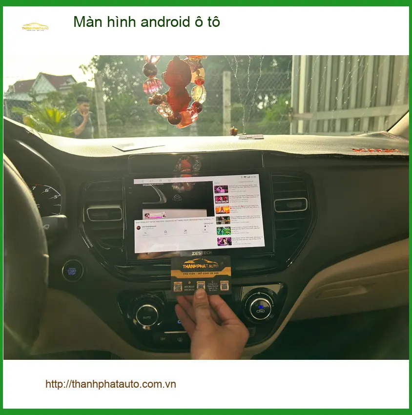 Chị Thanh nâng cấp Màn hình Android ô tô Kia Sorento tại Quận Phú Nhuận ảnh thực tế 5