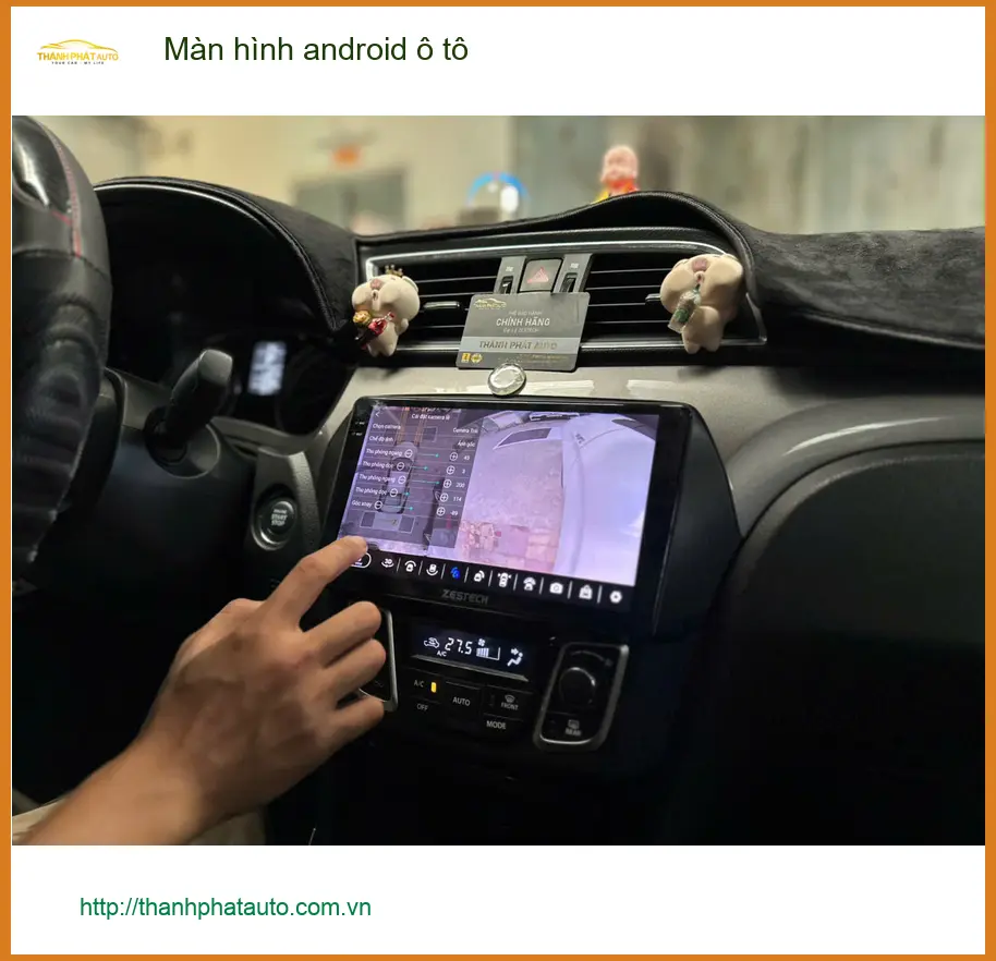 Chú Minh lắp màn hình android ô tô cho Kia K3 tại Quận 6 thay màn zin cũ kỹ