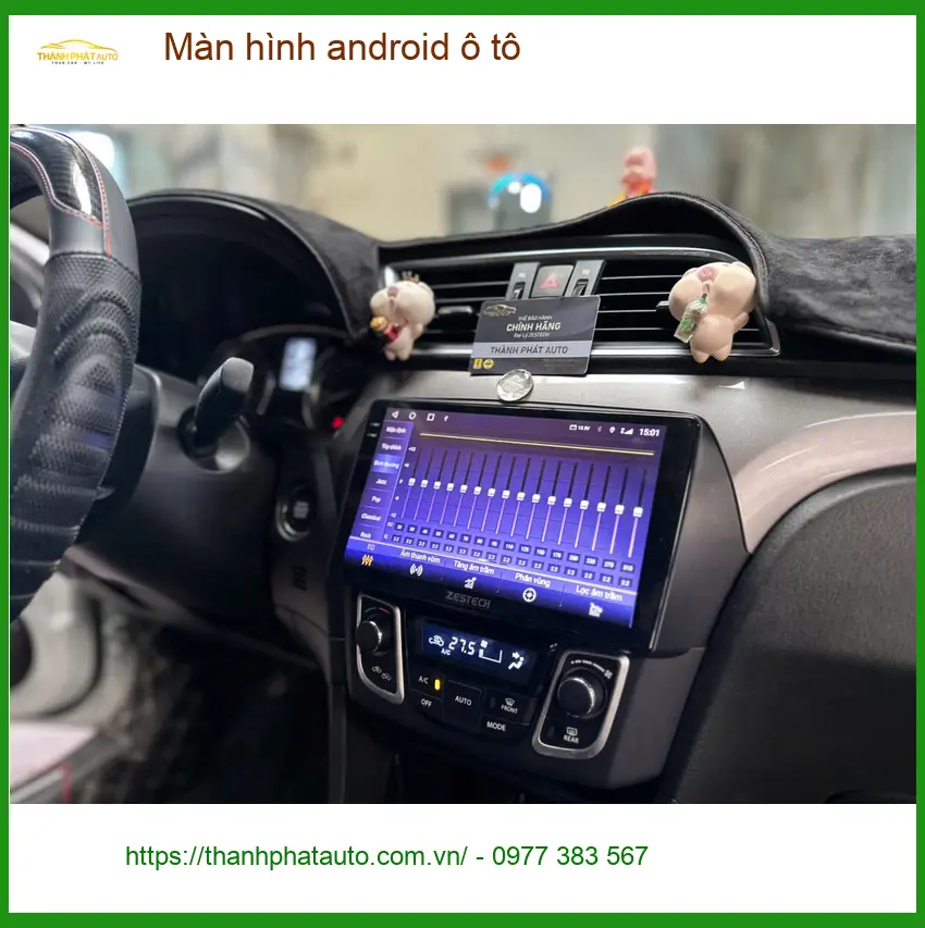 Chú Minh lắp màn hình android ô tô cho Kia K3 tại Quận 6 thay màn zin cũ kỹ ảnh thực tế 4