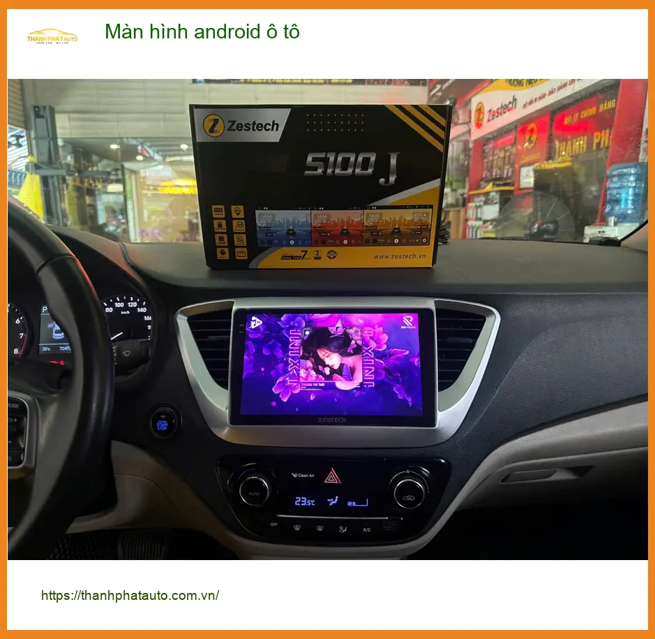 Anh Duy lắp màn hình android ô tô cho Toyota Vios tại Quận Tân Phú uy tín ảnh thực tế 2