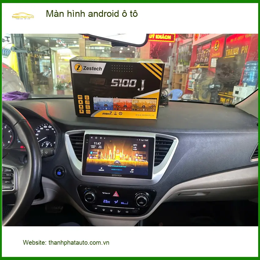 Anh Duy lắp màn hình android ô tô cho Toyota Vios tại Quận Tân Phú uy tín ảnh thực tế 3