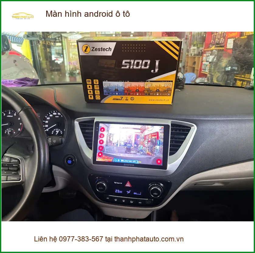 Anh Duy lắp màn hình android ô tô cho Toyota Vios tại Quận Tân Phú uy tín ảnh thực tế 4
