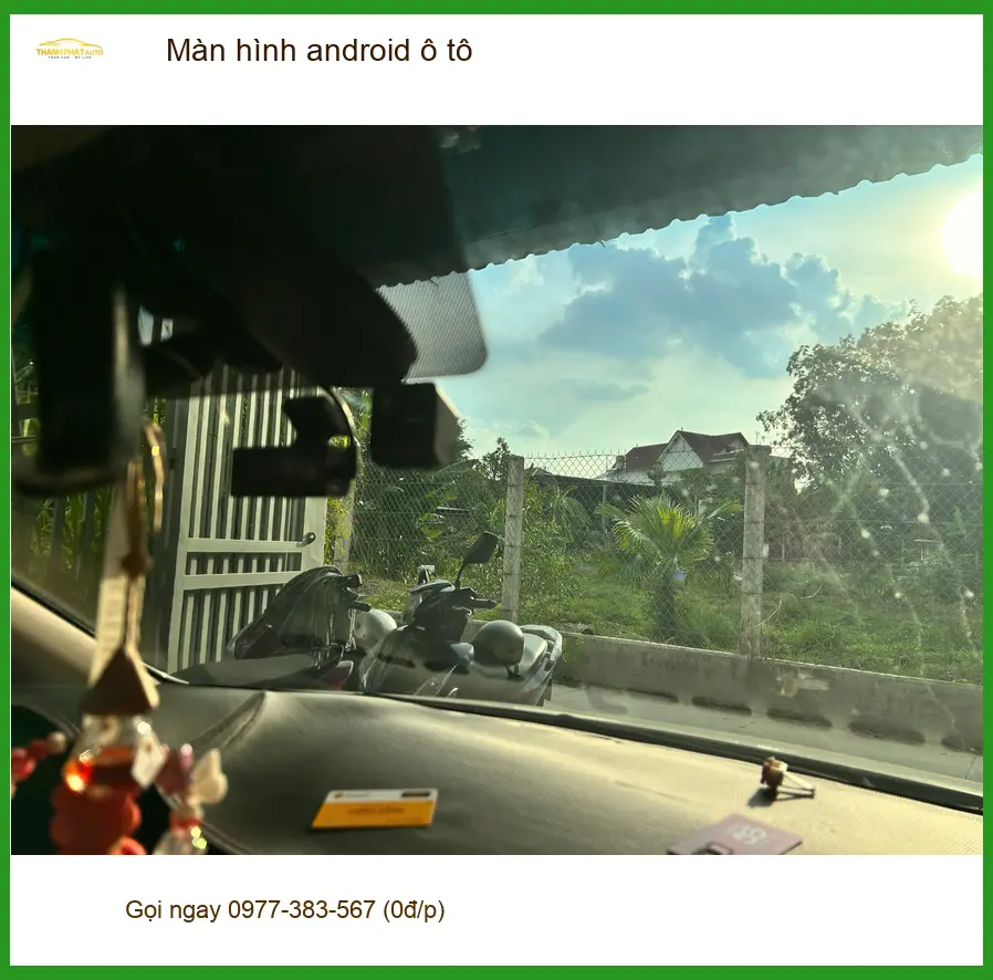 Anh Minh lắp màn hình Android ô tô ở Nhà Bè cho xe VinFast Lux A ảnh thực tế 5