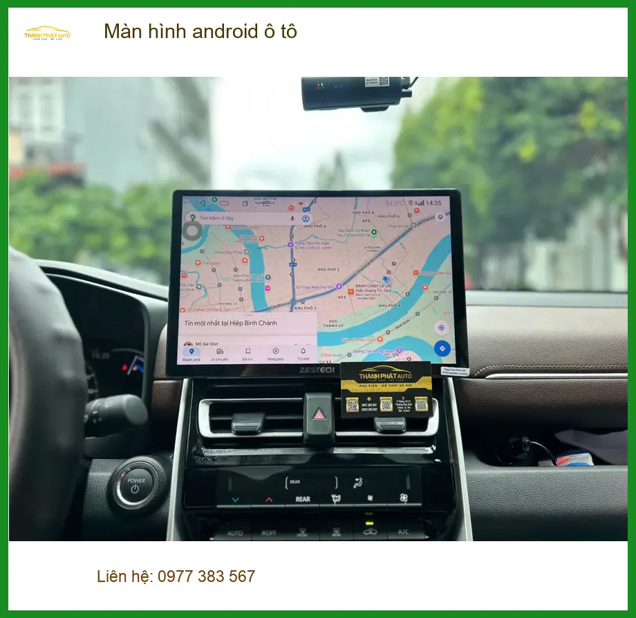 Anh Duy lắp màn hình android ô tô cho Kia Carnival tại Bình Chánh.