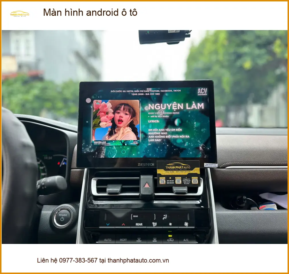 Anh Duy lắp màn hình android ô tô cho Kia Carnival tại Bình Chánh. ảnh thực tế 3