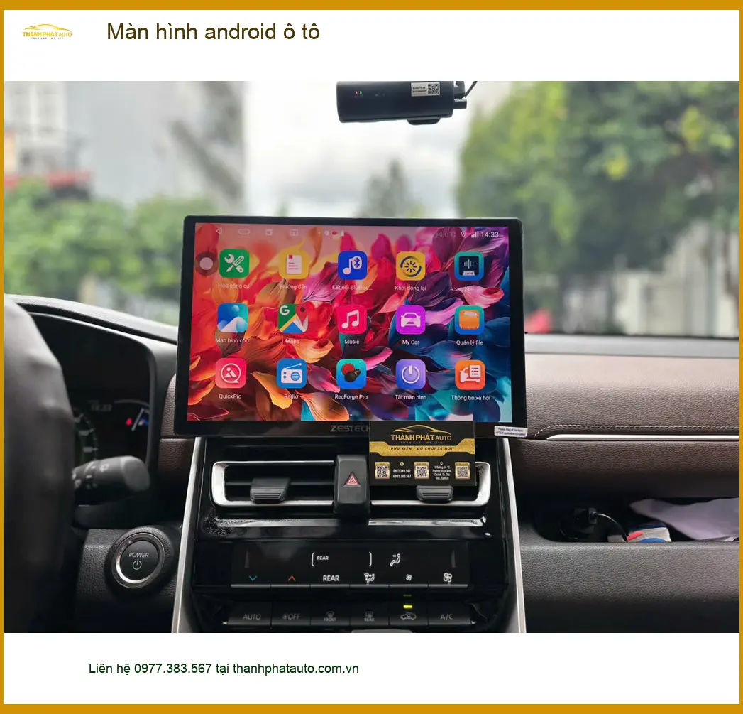 Chị Thảo nâng cấp màn hình Android ô tô Hyundai Accent tại Quận 12 cho hành trình thêm tiện nghi ảnh thực tế 2