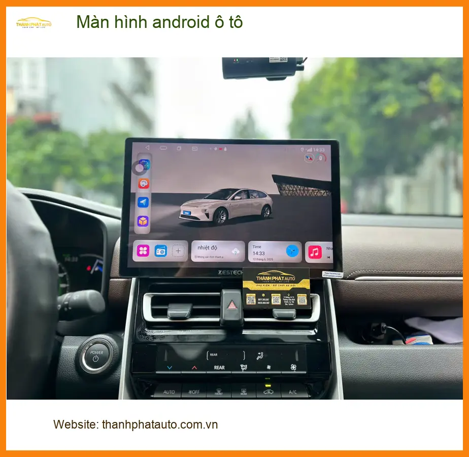 Chị Thảo nâng cấp màn hình Android ô tô Hyundai Accent tại Quận 12 cho hành trình thêm tiện nghi ảnh thực tế 3
