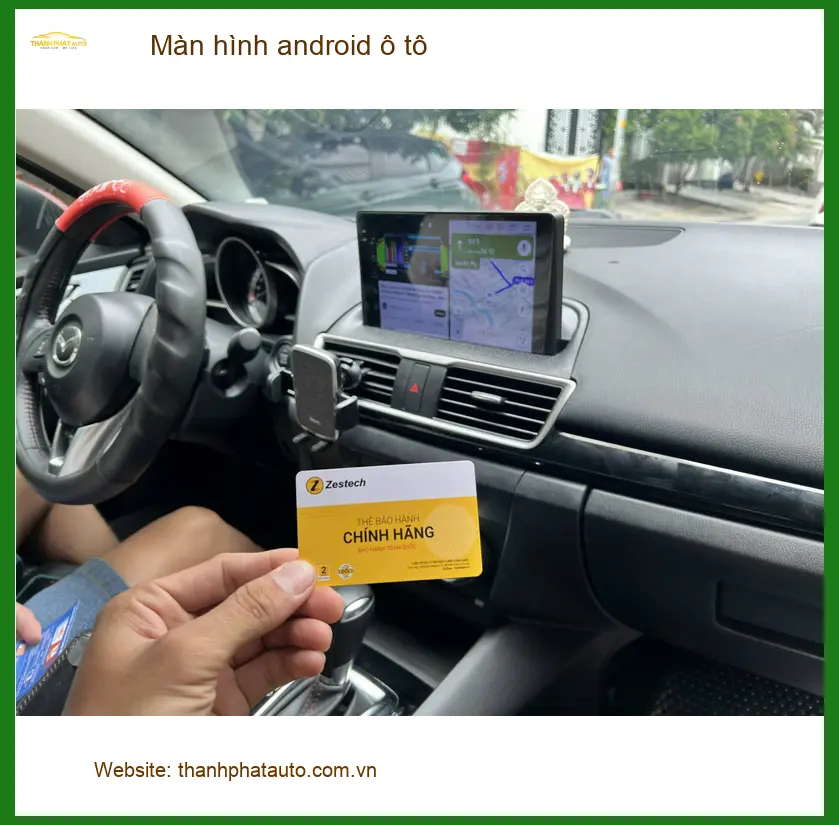 Anh Nhật lắp màn hình android ô tô cho Hyundai Accent ở Nhà Bè