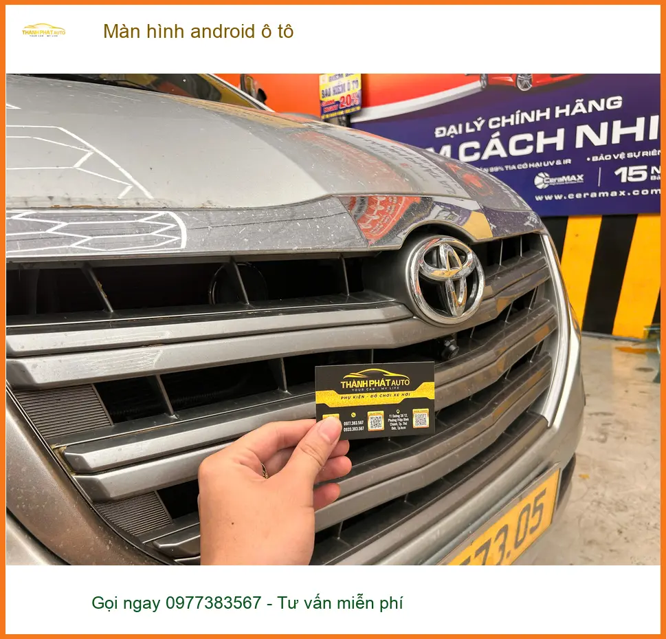 Chú Quang Minh lắp màn hình Android ô tô Hyundai Accent tại Quận 10 vì màn zin quá cũ ảnh thực tế 3