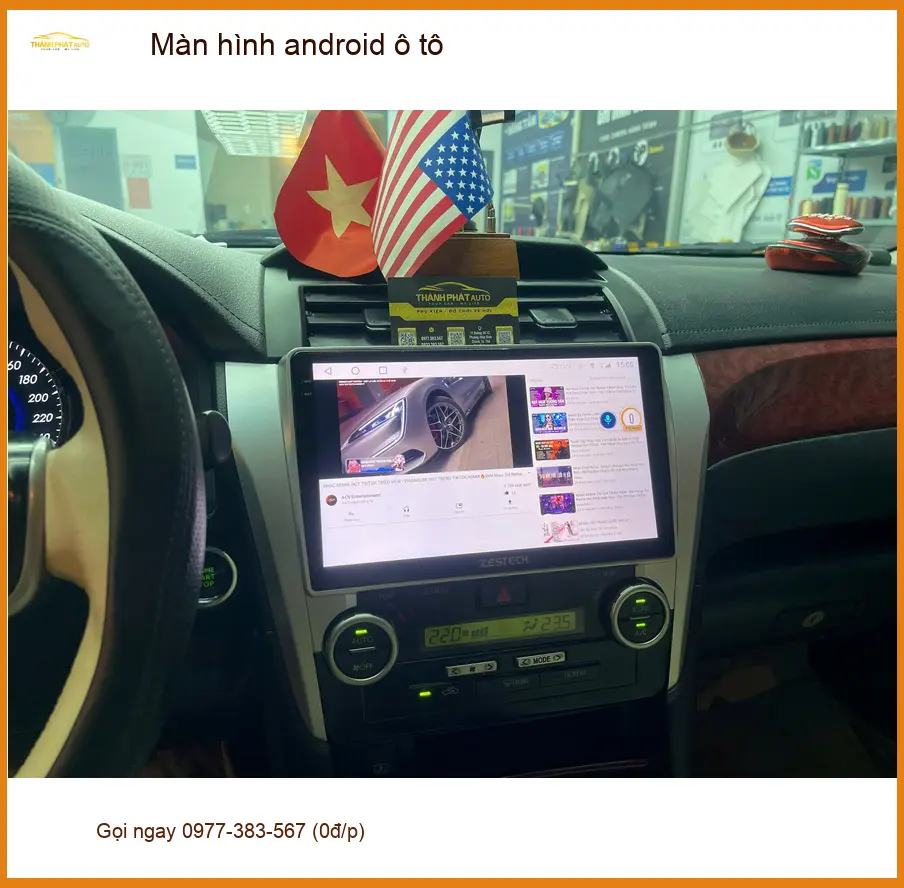 Anh Quang lắp màn hình Android ô tô cho Hyundai Creta ở Quận 9 để xem bản đồ và giải trí