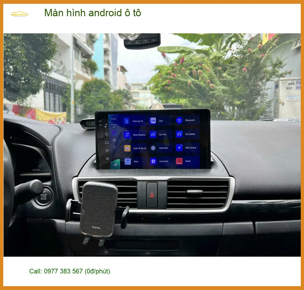 Anh Tùng nâng cấp màn hình android ô tô cho Hyundai Accent tại Hóc Môn ảnh thực tế 2