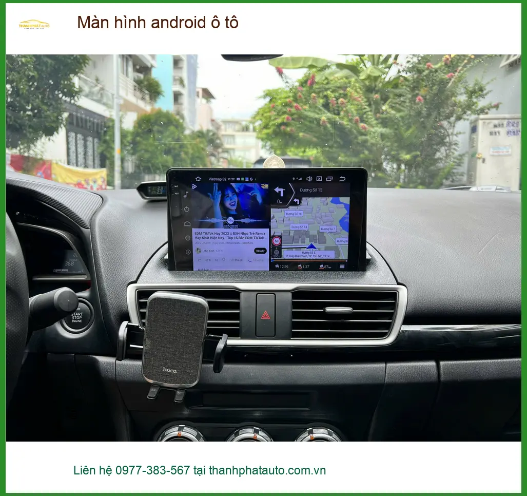 Anh Tùng nâng cấp màn hình android ô tô cho Hyundai Accent tại Hóc Môn ảnh thực tế 3