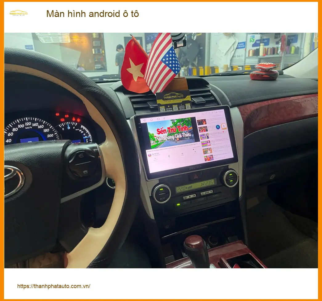 Anh Quang lắp màn hình Android ô tô cho Hyundai Creta ở Quận 9 để xem bản đồ và giải trí ảnh thực tế 4