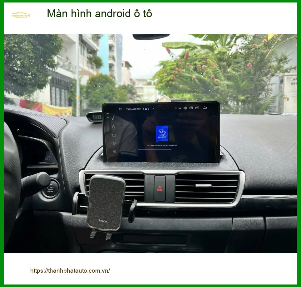 Anh Tùng nâng cấp màn hình android ô tô cho Hyundai Accent tại Hóc Môn ảnh thực tế 5