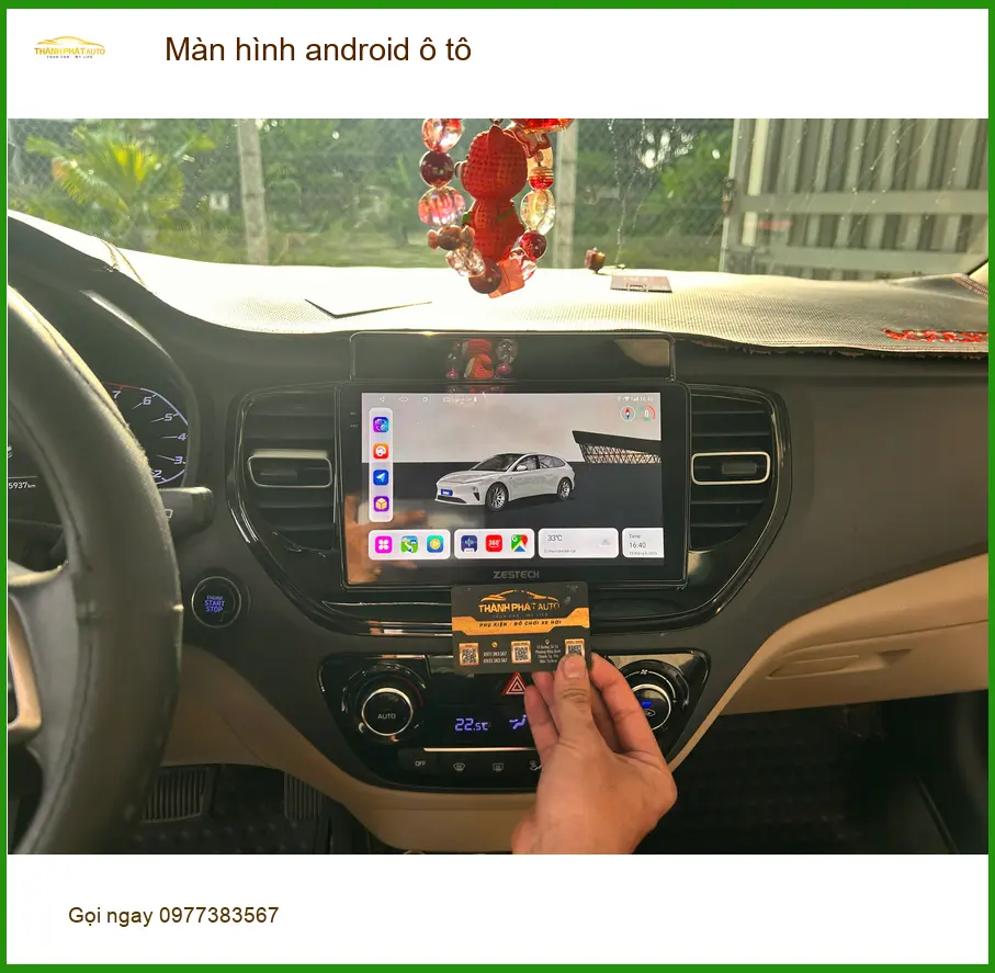 Anh Tấn nâng cấp màn hình Android ô tô cho Hyundai Accent tại Quận 12