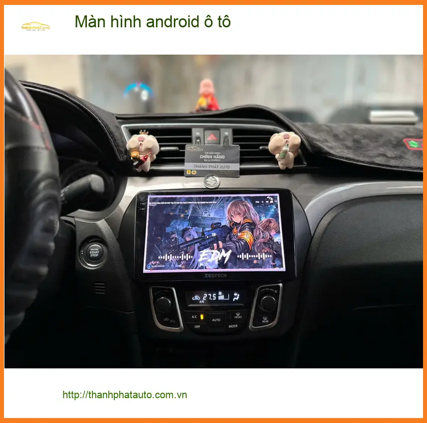 Anh Kiên nâng cấp màn hình Android ô tô Hyundai Accent tại Thủ Đức để lái xe hiện đại ảnh thực tế 2
