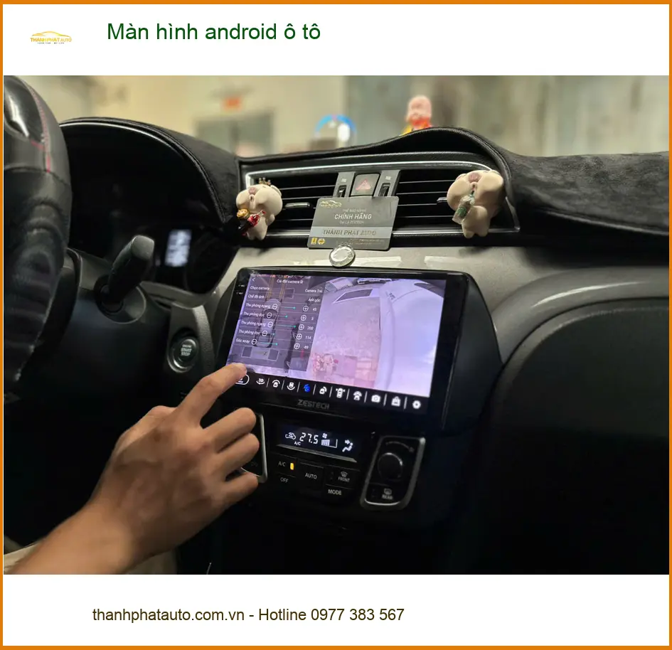 Anh Kiên nâng cấp màn hình Android ô tô Hyundai Accent tại Thủ Đức để lái xe hiện đại ảnh thực tế 4