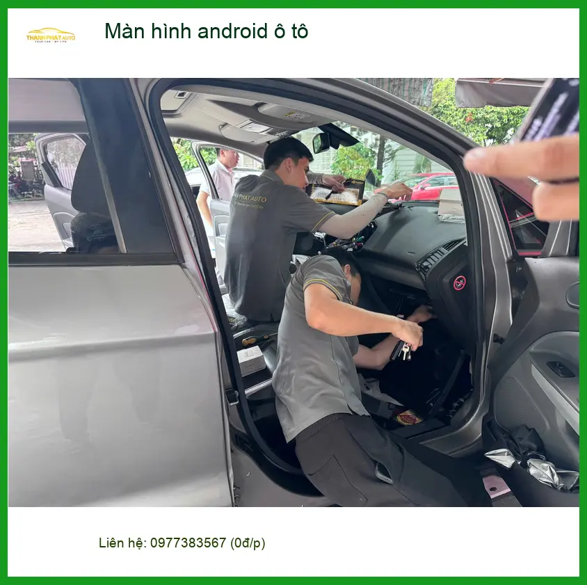 Anh Minh nâng cấp màn hình Android ô tô Hyundai Accent tại Quận 12 ảnh thực tế 2