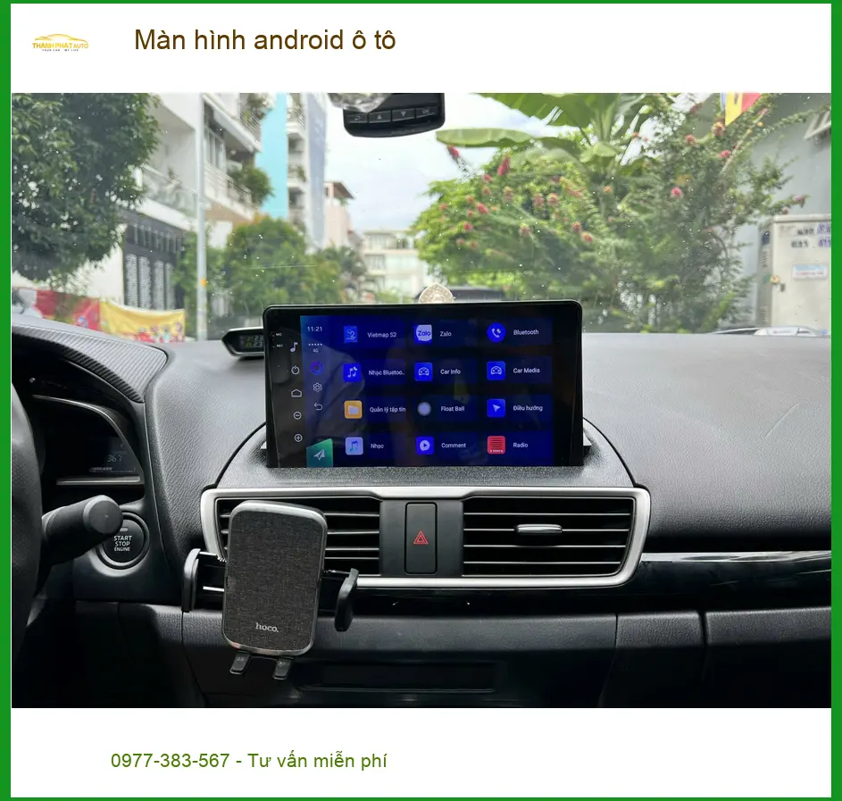 Chị Mai lắp màn hình Android ô tô cho Mitsubishi Attrage tại Quận 3 ảnh thực tế 4