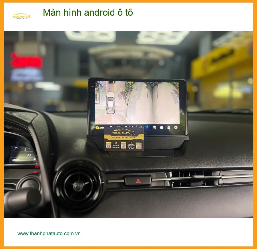 Anh Quang lắp Màn hình android ô tô cho Hyundai Accent vì màn zin ít tính năng ở Quận 6