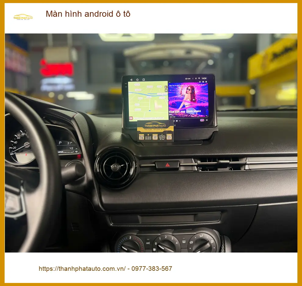 Anh Quang lắp Màn hình android ô tô cho Hyundai Accent vì màn zin ít tính năng ở Quận 6 ảnh thực tế 2