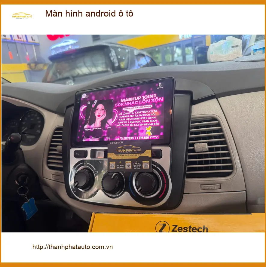 Chị Thảo lắp màn hình android ô tô Hyundai Accent Quận 7 để nâng cao trải nghiệm lái